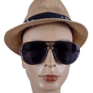 DAZEY SHADES  SQUARE 	GRAY SUNGLASSES #DS420